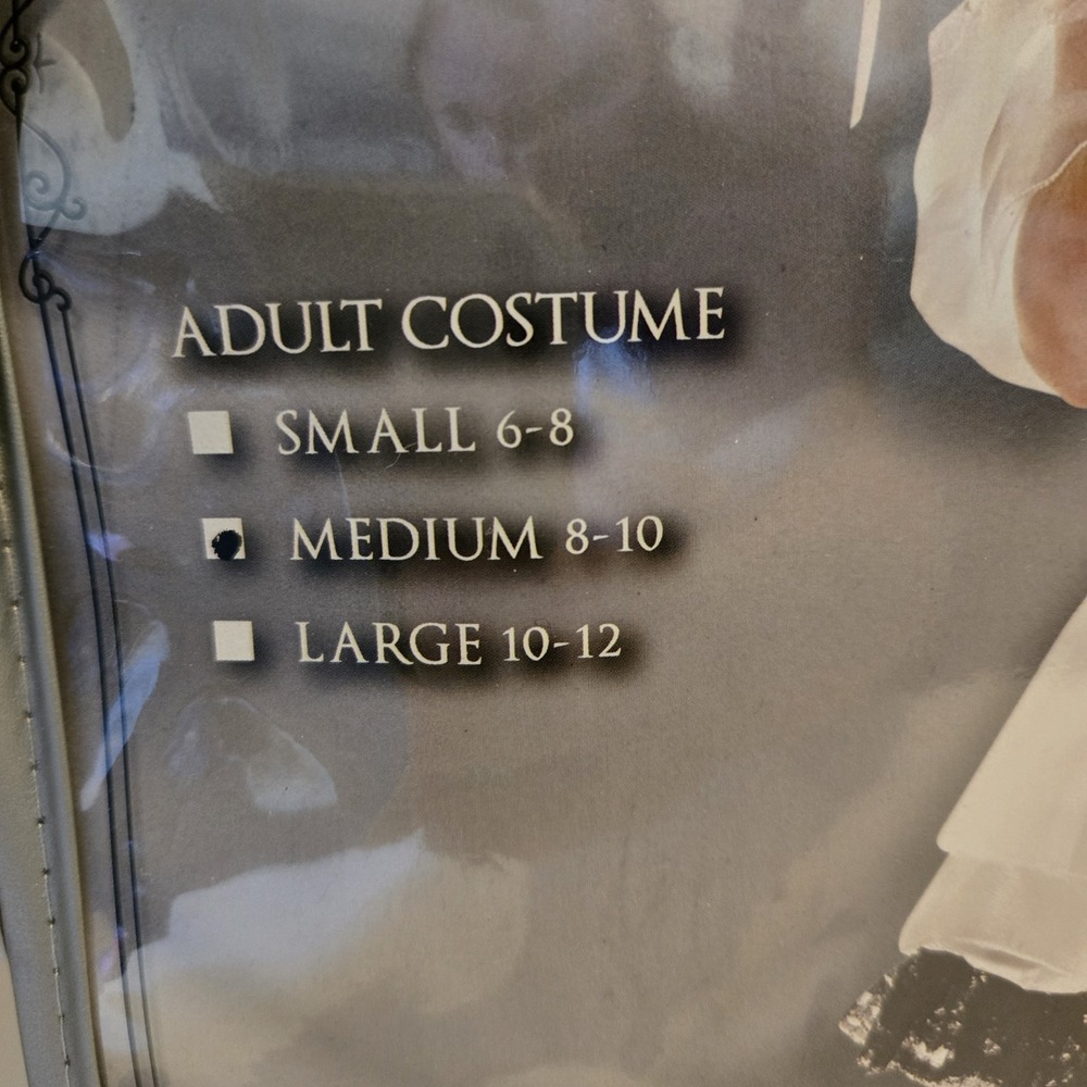 SPIRIT BLACK LABEL "LE BELLE HARLEQUIN" Adult L 8-10 Halloween Costume W/extras! - Picture 4 of 6